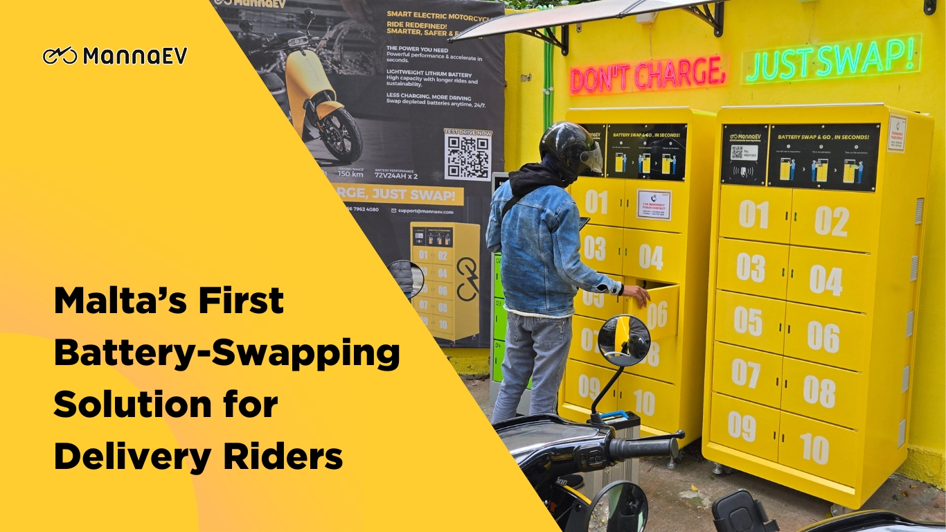 Leading the Charge: Malta’s First Battery-Swapping Solution for Delivery Riders 🚀⚡