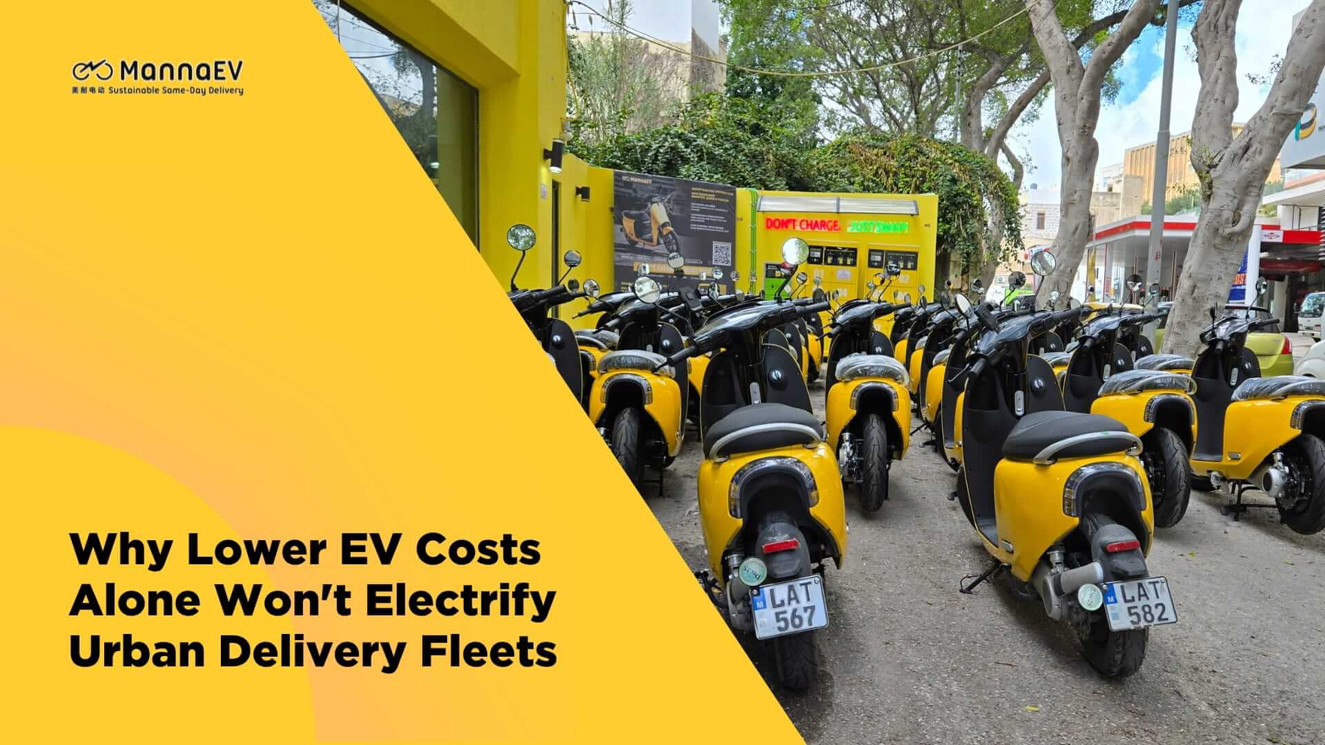 Why Lower EV Costs Alone Won’t Electrify Urban Delivery Fleets